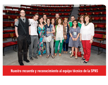 Foto: Reconocimiento al equipo de la SPNS